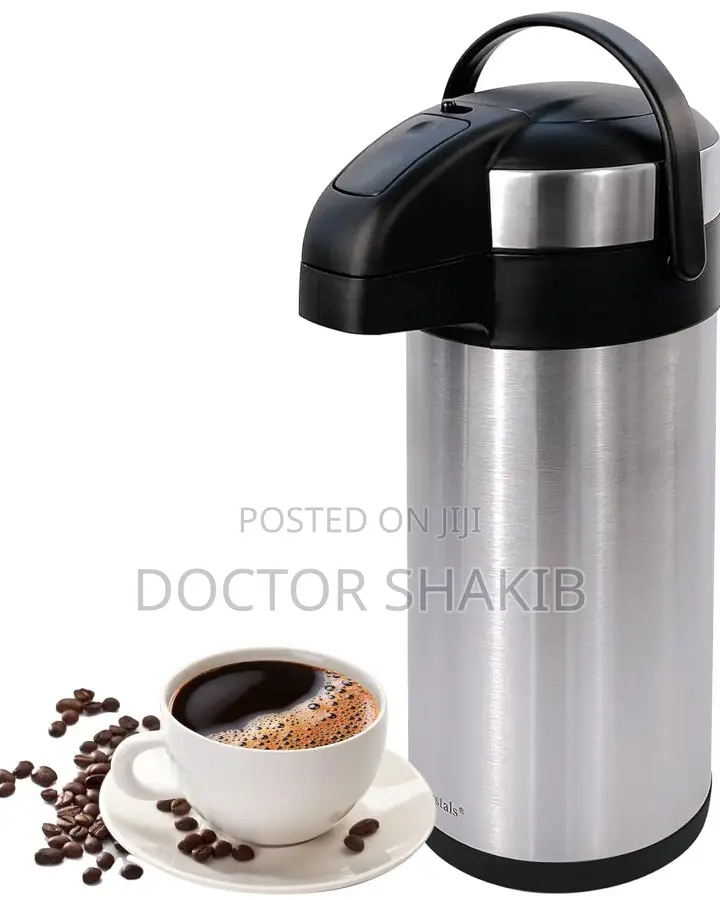 Tea/ Coffee Stainless Steel Airpot Vacuum Flask (3L)