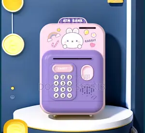 New Kids Safe ATM Rabbit Pattern Piggy Bank