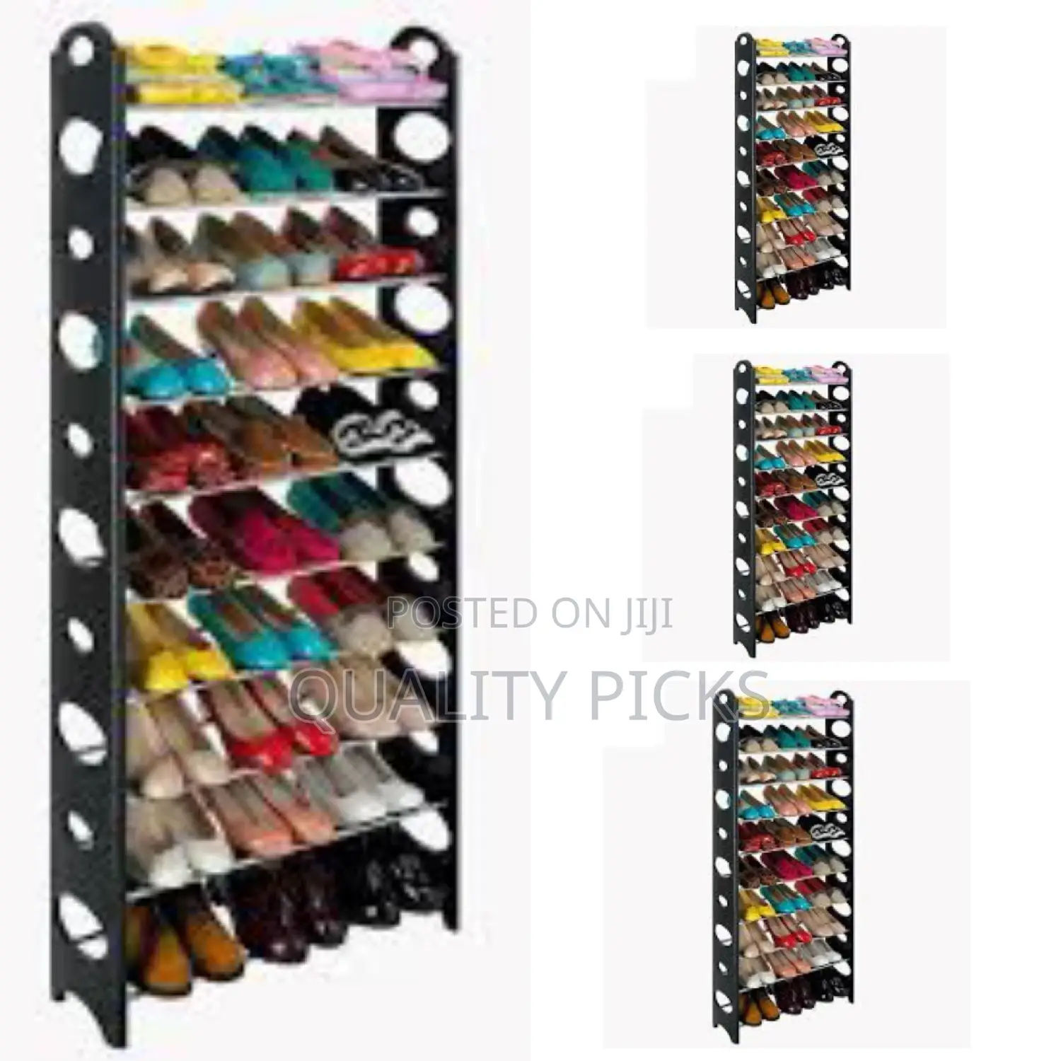 Brand Metallic Shoe Rack