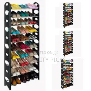 Brand Metallic Shoe Rack