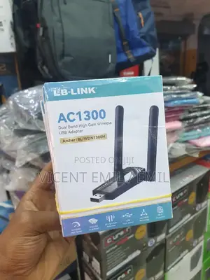 LB-LINK AC1300 Wireless USB Adapter 2 Antenna
