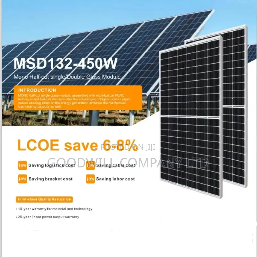 450w Solar Panel Litin 25yrs Guarantee