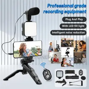 Professional Vlogging Phone Vlog Kit With Microphone