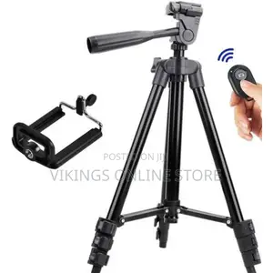 Portable Telescopic Smartphone Tripod With Phone Holder