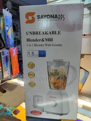 Sayona Blender/Juice Blender/2in1 Blender/1.5l Blender
