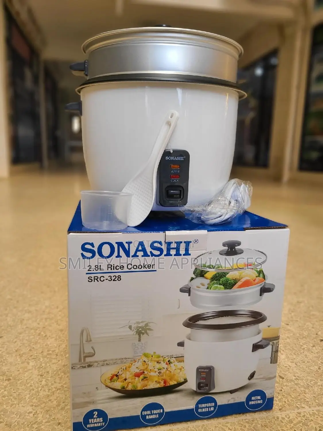 Sonashi Rice Cooker 2.8ltrs