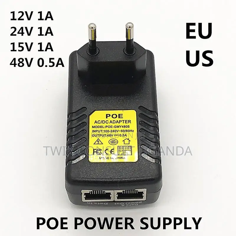 12V 1A Poe Injector Adapter
