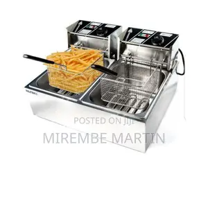 Double Electric Deep Fryer.