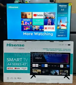 Hisense 43inches Smart Tv With Inbuilt Free to Air