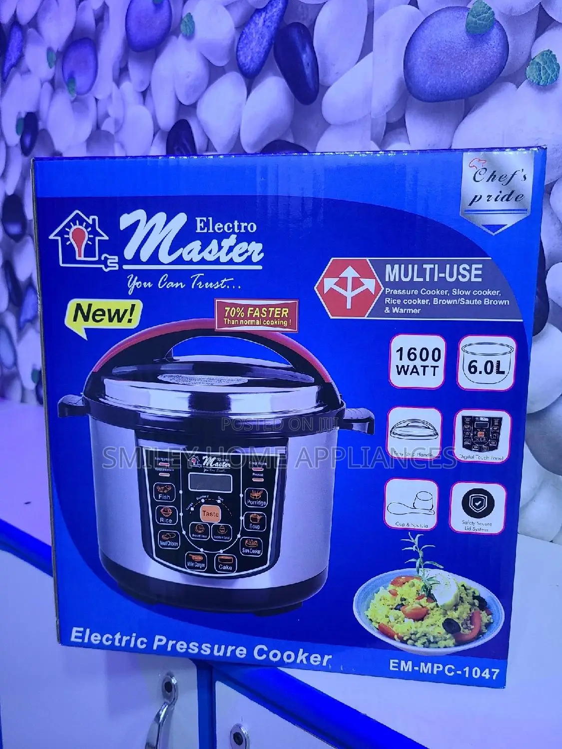 Electro Masters Electric Multi Cooker 6ltrs