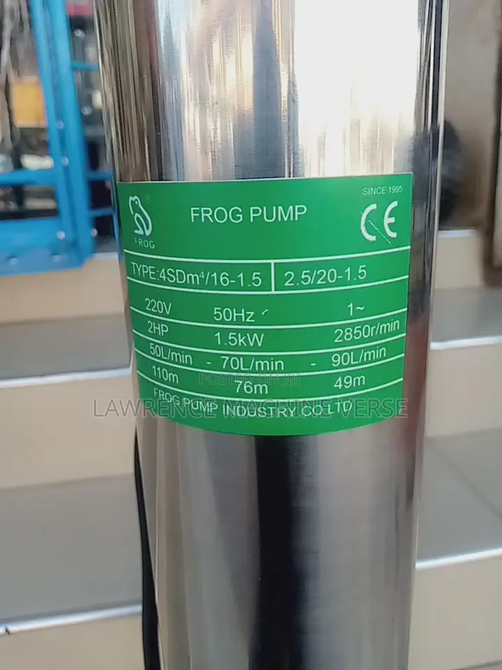 Water Pump Frog Type 110m,76m,49m