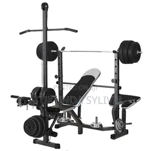 Weight Lifting Bench With Lat Pulldown