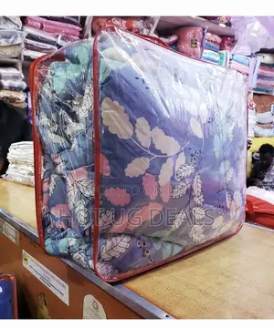 5x6 4pcs Duvet With 2 Pillow Cases Bedsheet- Multi Design