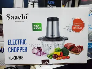 Saachi Electric Chopper With Glass Bowl.