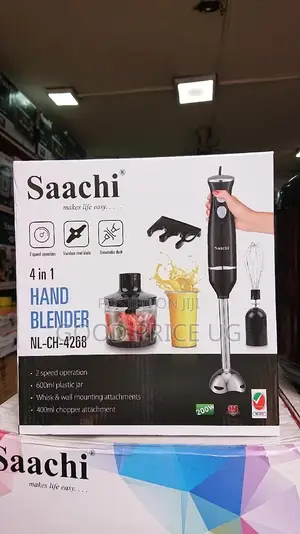 4 in 1 Saachi Hand Blender. Made in Dubai