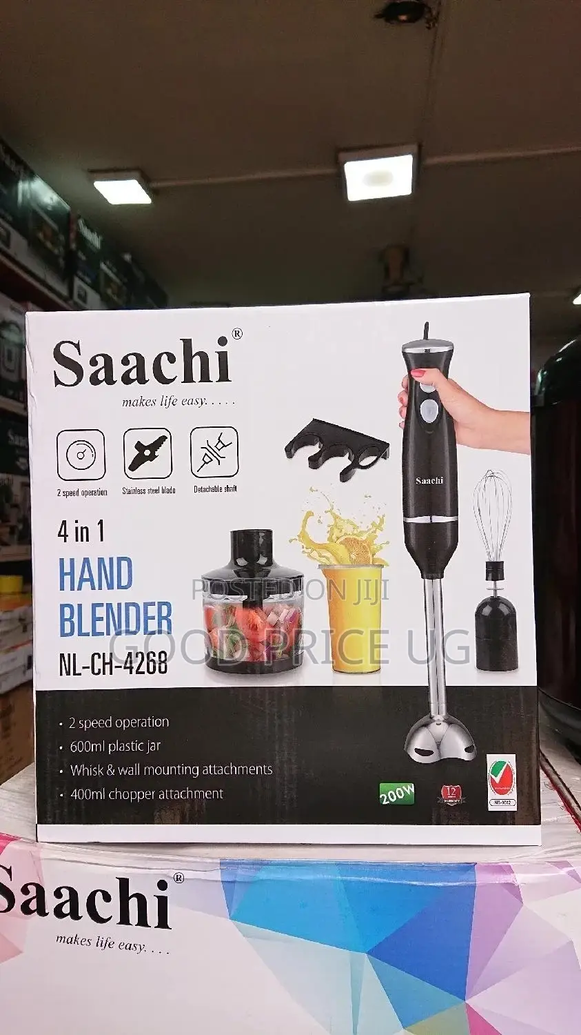 4 in 1 Saachi Hand Blender. Made in Dubai