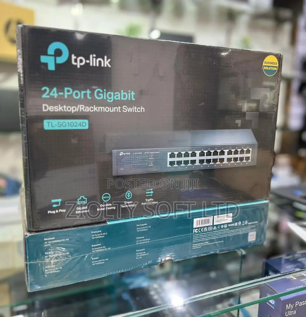 TP-LINK 24 PORT Desktop/Rackmount Gigabit- Switch.