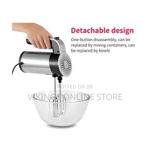 Stand Mixer With Bowl -Black/Silver
