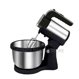 Stand Mixer With Bowl -Black/Silver