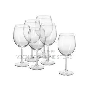 Sundabest 6 Piece Wine Glasses Large – Clear.