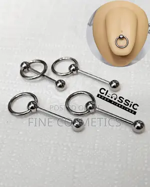 Steel Tongue Barbell Ball Ring Slave Tongue Piercing Jewelry