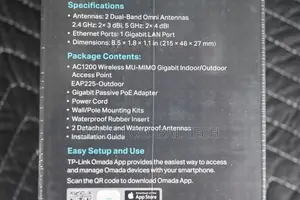 AC 1200 MU-MIMO Gigabit Indoor/Outdoor Access Point