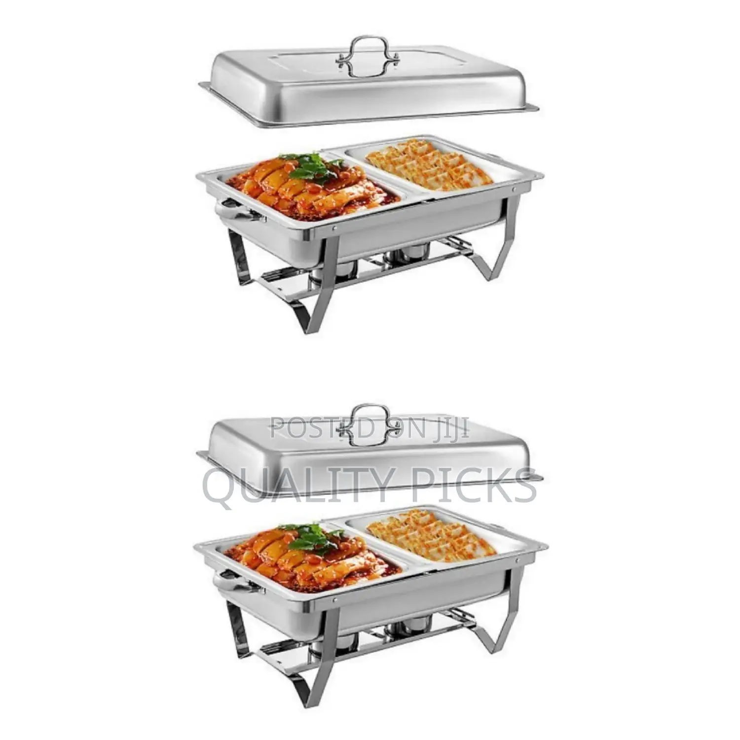 Stainless Double Chafing Dishes