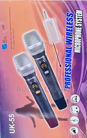 UK 55 Professional Wireless Microphone
