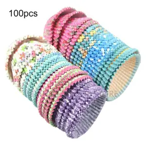 100pcs Colorful Paper Cake Cupcake Liner Case Party