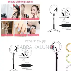 Full Set 26cm Dimmable Led Studio Camera Ring Light