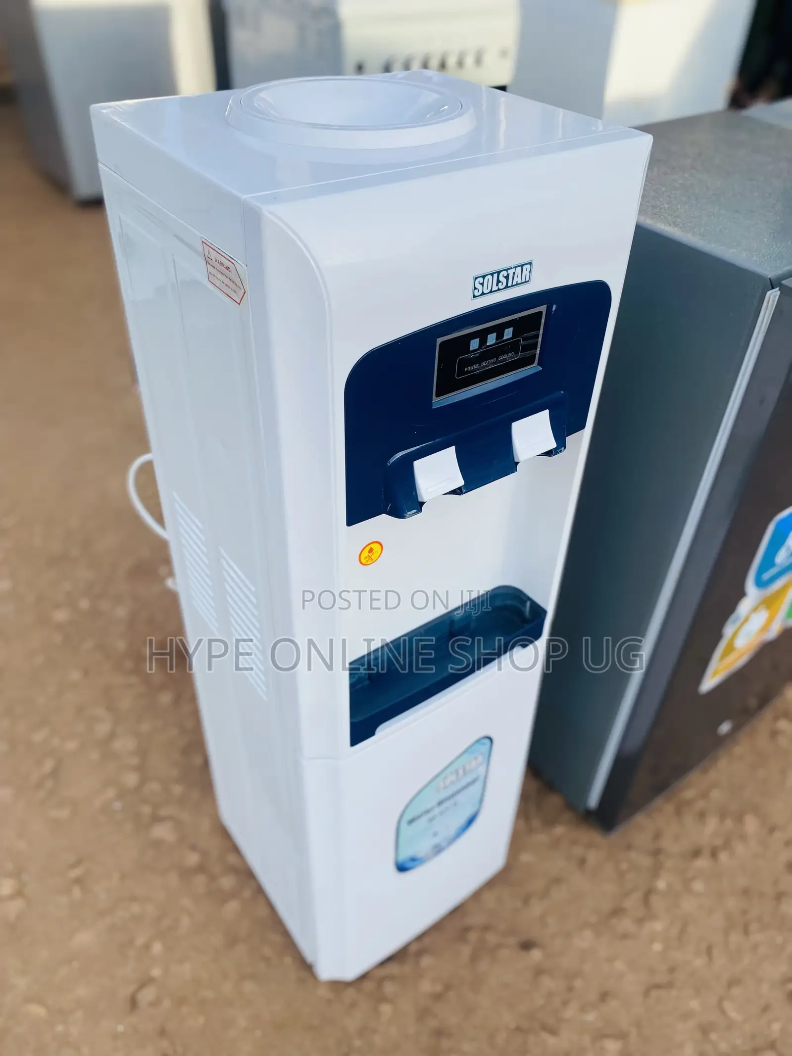 Blue and White Standard Water Dispenser