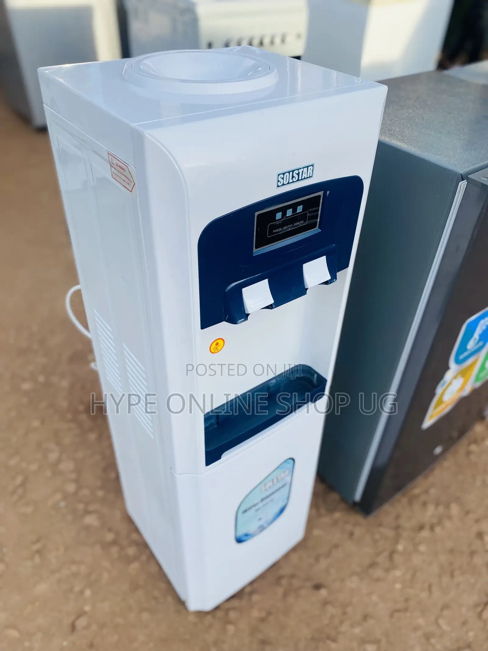 Blue and White Standard Water Dispenser