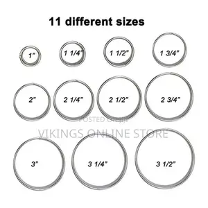 11 Pieces Metal Cookie Cutter Set, Round Cutters