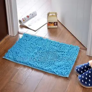 50X80CM Chenille Carpet for Living Room Decorativ Lake Blue