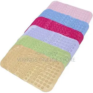 Multicolor Non Slip Toilet Shower Rubber Bath Mat