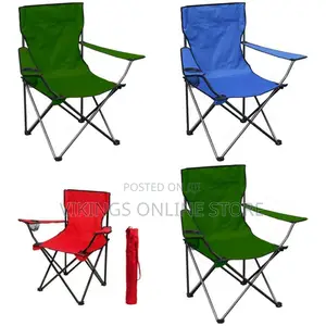 Outdoor Folding Lounge Chair Beach Chair - Blue, Red, Green