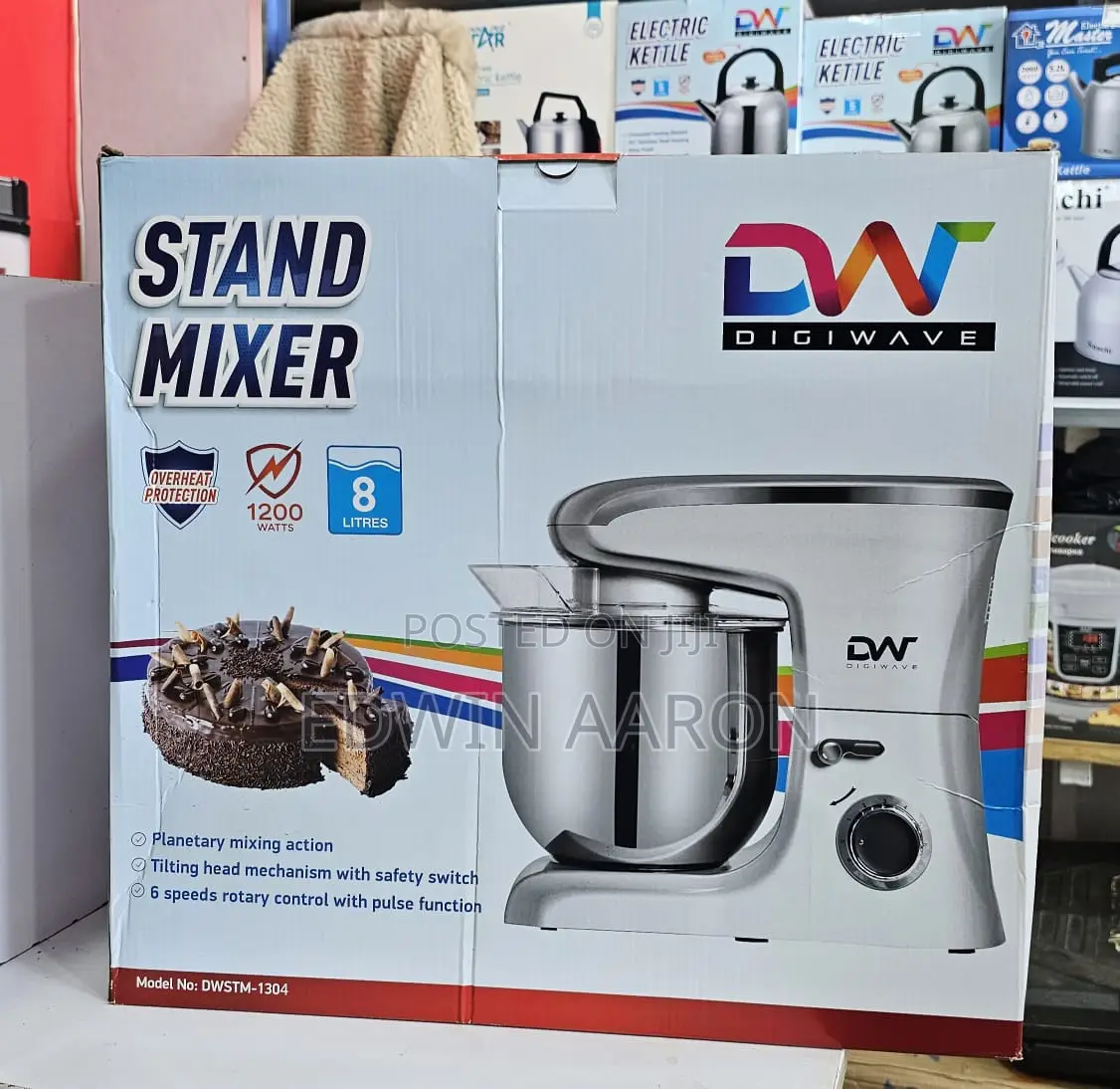 Digiwave Stand Mixer 8L