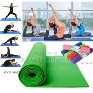 Anti-Slip Fitness and Exercise Yoga Mat-Multicolour