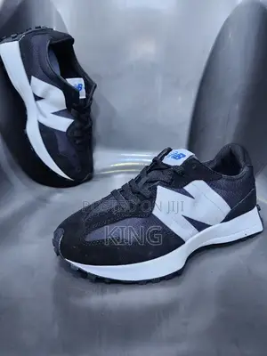 New Balance 327 Black and White