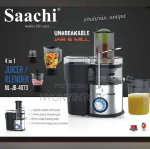 Saachi 4 in 1 Blender, Chopper, Grinder and Juice Extractor.