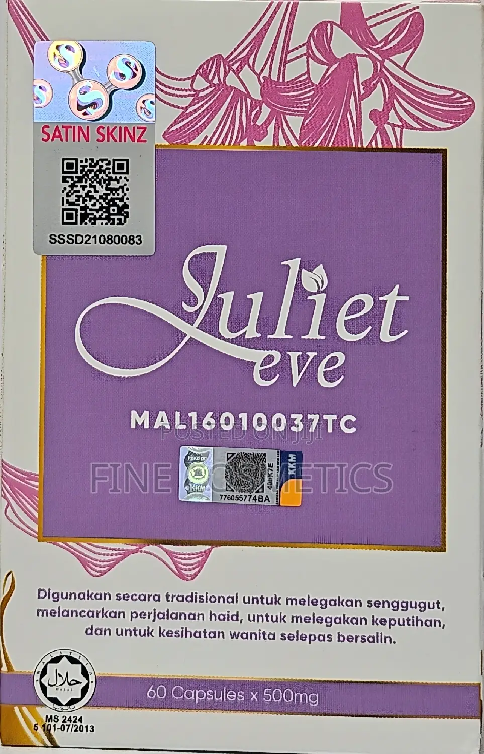 Juliet Eve Satin Skinz Multi-Purpose Modern Women Supplement