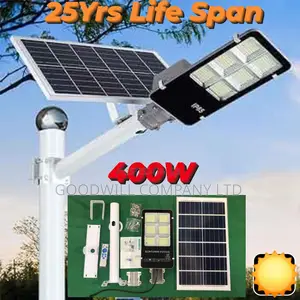 400w Solar Street Light Green Light