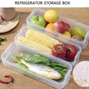 Stackable Kitchen Fridge Drawer Organizer Storage