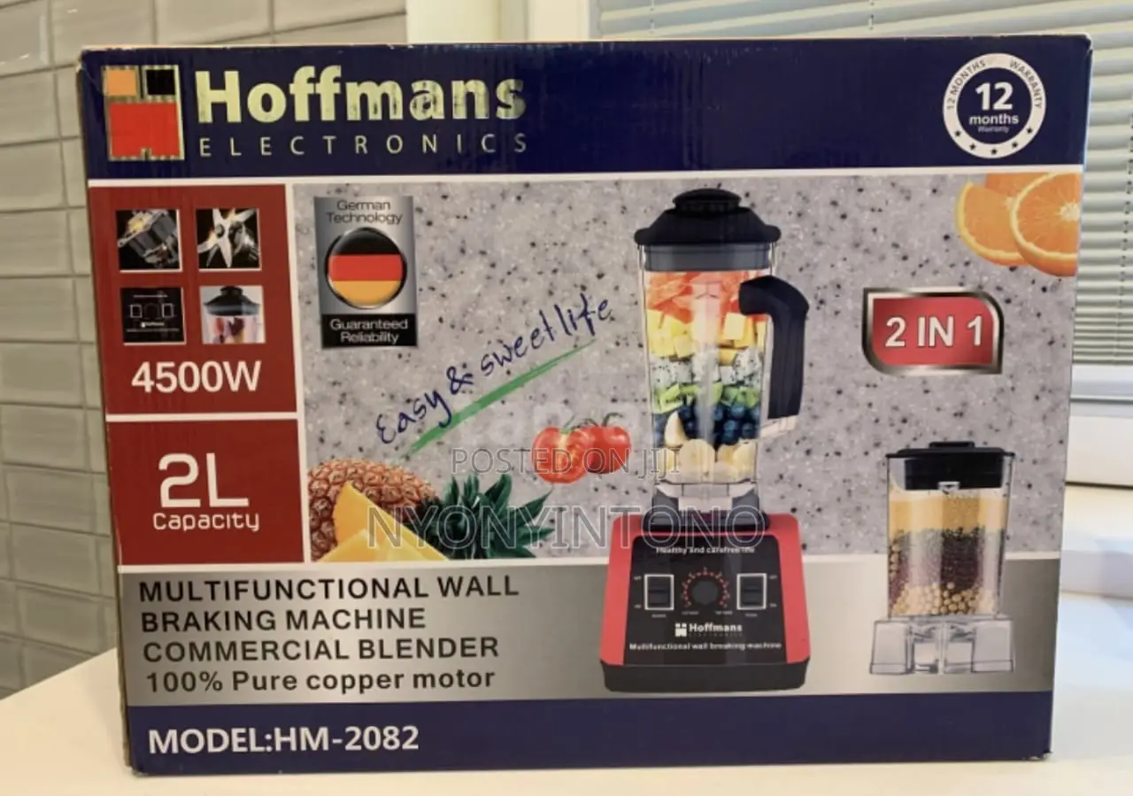 Hoffman 2 in 1 Heavy Duty Commercial Blender With Grinder.