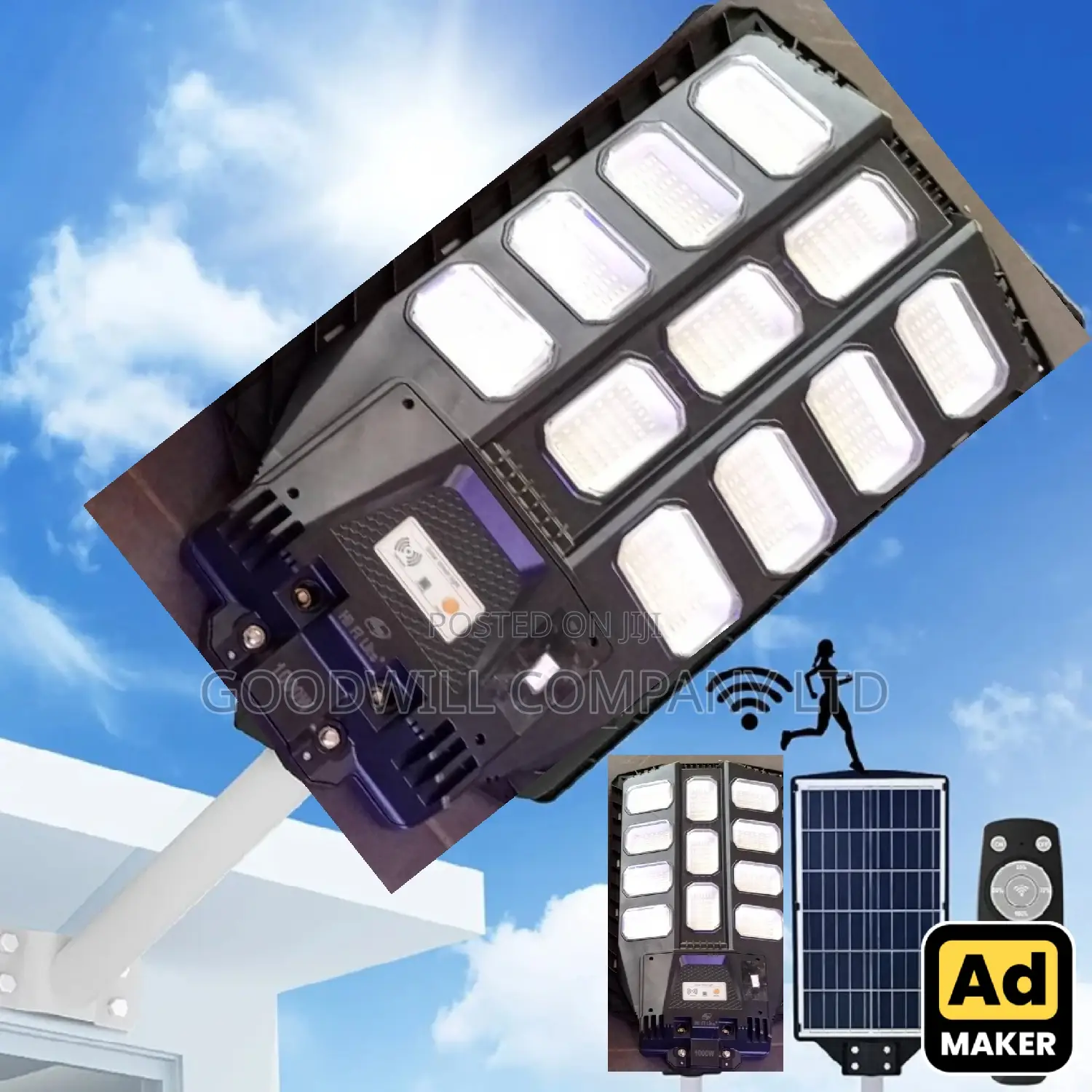 1000w Solar Security Light Class A