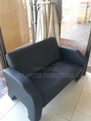 Two Seater Waiting Leather Chair
