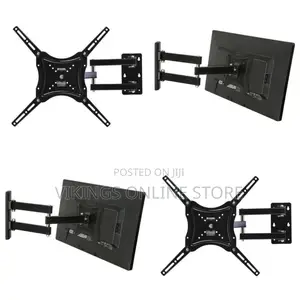 General Adjustable Full Motion TV Wall Mount 14"-55"- Black