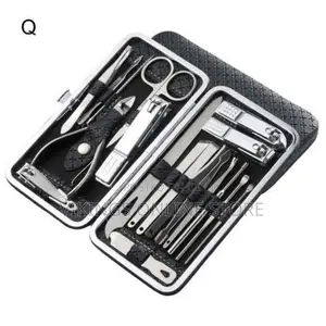 1 Set Professional Manicure Cutters Compact Stainless-Silver