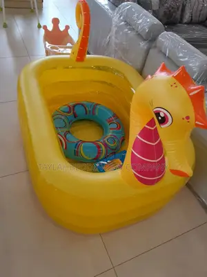 Inflatable Backyard Kiddie Sea Horse Swimming Pools