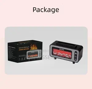 Aroma Essential Oil Fire Flame Air Humidifier